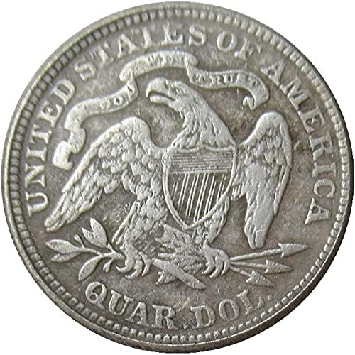 ABD 25 ABD Puan Najia 1869 Gümüş Kaplama Kopya Hatıra Paraları