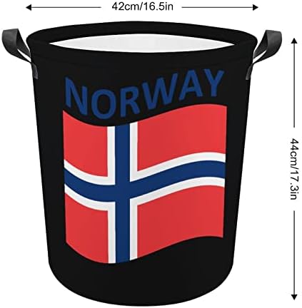 Norveç bayrağı Büyük Çamaşır Sepeti Katlanır Çamaşır sepeti Dayanıklı Depolama Sepeti Oyuncak Organizatör