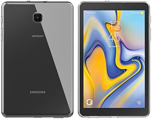 Galaxy Tab Bir 8.0 2018 Kılıf SM-T387, Puxıcu İnce Tasarım Esnek Yumuşak TPU Koruyucu Kapak Samsung Galaxy Tab için