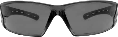 Ironwear 3085 Güvenlik Gözlükleri Buğu Önleyici ANSI Z87 UVA ve UVB Koruması ile Uyumlu (Siyah / Şeffaf)