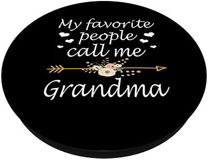En Sevdiğim insanlar Bana Büyükanne Diyor Noel Hediyeleri PopSockets PopGrip: Telefonlar ve Tabletler için Değiştirilebilir