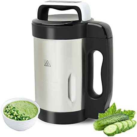 bathivy Soup Maker Automatical Soup Cooker Multifunctional Soup and Smoothie Make Machine / 1,6 Litre, 6 Fonksiyonlar,