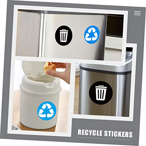 YARNOW 2 Takım Tutucu Tarzı Çalışma Çöp Gerekliliği Mutfak PVC Konteyner Bin Çöp Daire Konteynerler Yeniden Logo Vinil