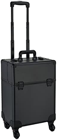 ZLXDP Kozmetik Bavul Seyahat Büyük Kapasiteli Kozmetik Depolama Depolama Aracı Rulo Güzellik Berber tekerlekli çanta