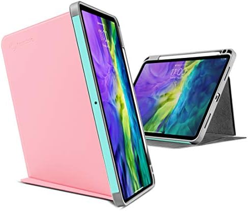 tomtoc Dikey Kılıf için iPad Pro 11 2020 & 2018, 3 Kullanım Modu için Manyetik Kickstand, Koruyucu iPad Pro Kılıf