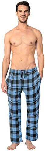 Andrew Scott erkek 3 Paket pamuklu pazen Polar Fırça Pijama uyku ve dinlenme pantolonu