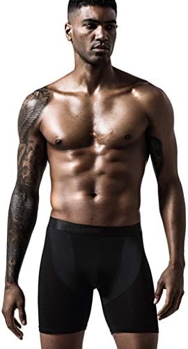 Bmısegm Erkek İç Çamaşırı Seksi Elastik Pantolon İnce Kurutma erkek Spor Düz Nefes Hızlı Uzun İç Çamaşırı erkek Erkek