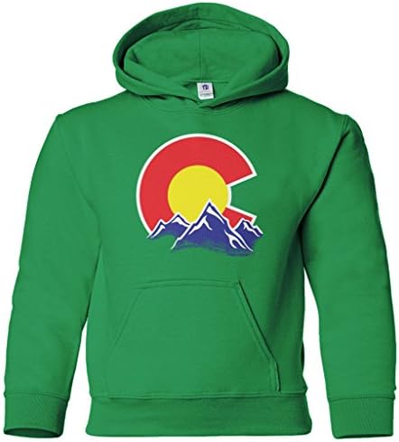 Threadrock Çocuklar Colorado Dağ Gençlik Hoodie Sweatshirt