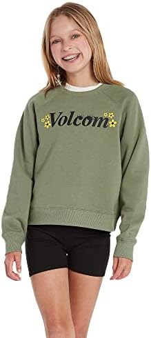 Volcom Girls ' Truly Stokin Crew Polar Sweatshirt