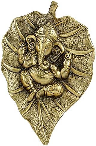 Büyüleyici El Sanatları Metal Ganesha Yaprak, Duvar Asılı Makale Duvar Dekor için, Düğün Hediyeleri, En İyi Eve Taşınma