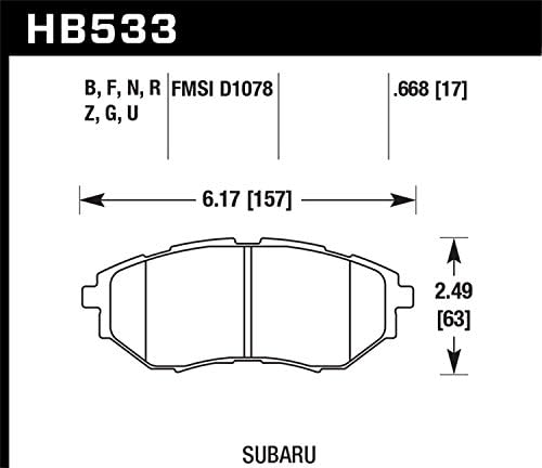 Şahin Performansı HB533B. 668 HPS 5.0 Disk Fren Balatası