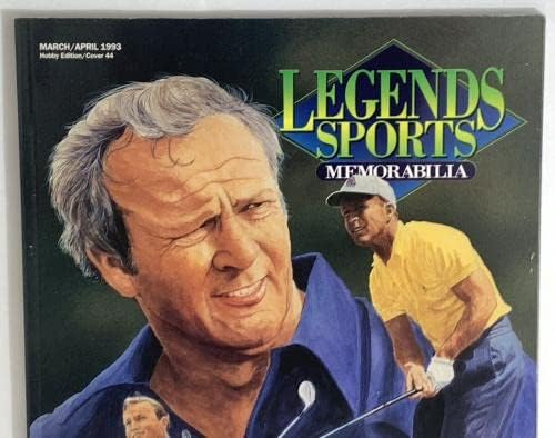 Arnold Palmer imzalı Efsaneler Dergisi SI Masters golf psa dna coa-İmzalı Golf Dergileri