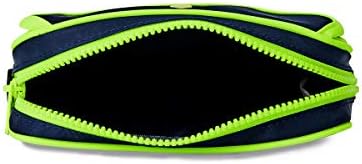 BT21 TATA Karakter Makyaj Çok Kılıfı Kozmetik Çantası Seyahat makyaj çantası Kadınlar ve Kızlar için, Neon Yeşil /