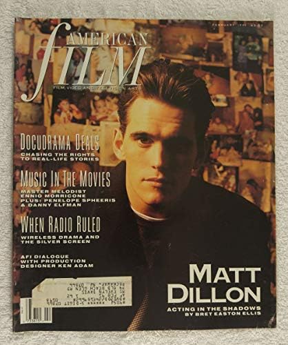 Matt Dillon-Gölgelerde Oyunculuk-Amerikan Film Dergisi-Şubat 1991