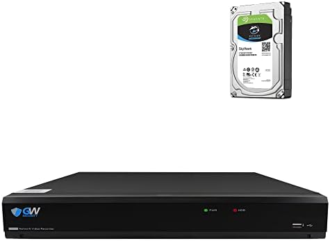 GW güvenlik 16 kanal H. 265 4 K 2160 p HDMI NVR ağ Video kaydedici, 16CH PoE bağlantı noktası - 12MP/ 8MP /5MP 1080
