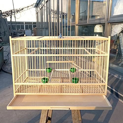 XİAOHESHOP Uçuş Kuş Kafesi Kiti Kuş Kafesi Bambu Kuş Horoz Kafes 50 cm El Yapımı Geleneksel Çin Halk El Sanatları