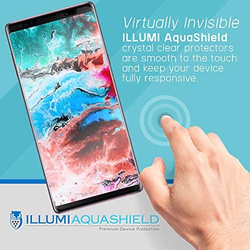ILLUMİ AquaShield Ekran Koruyucu Samsung Galaxy Note 9 ile Uyumlu (2'li Paket)(Kılıflarla Uyumlu) Kabarcıksız Yüksek