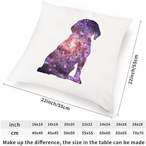 Yıldızlı Gökyüzü Köpek Beagle Atmak Yastıklar Suluboya Galaxy Köpek Yavrusu Yastık Kılıfı Köpek Sevgilisi Hediye Yastıklar