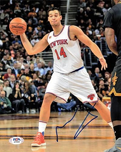 WİLLY HERNANGOMEZ imzalı 8x10 fotoğraf PSA/DNA New York Knicks İmzalı-İmzalı NBA Fotoğrafları
