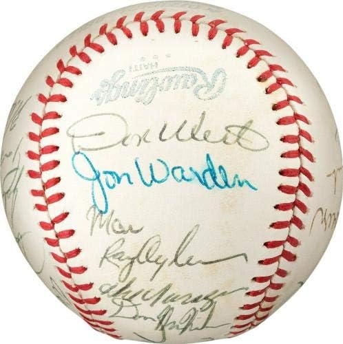 Güzel 1968 Detroit Tigers Dünya Serisi Şampiyonları Takımı Beyzbol PSA DNA İmzalı Beyzbol Topları İmzaladı