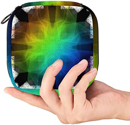 Renkli Desen Sıhhi Peçete saklama çantası Taşınabilir Dönem Kiti Çantası Dönem için Ped Torbalar Regl Kupası fermuarlı