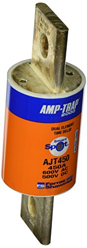 Mersen AJT Amp-Trap 2000 SmartSpot Zaman Gecikmesi/Maksimum Devre Korumalı J Sınıfı Sigorta, 600VAC / 500VDC, 200kA