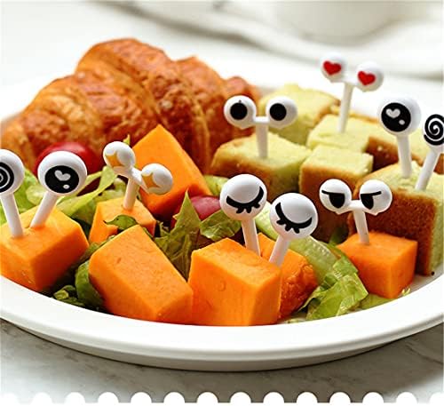 U-M pulabo Sevimli Göz Mini Gıda meyve çubukları Çocuk Çatal Bento yemek kabı Aracı Sofra Mükemmel ve Güzel