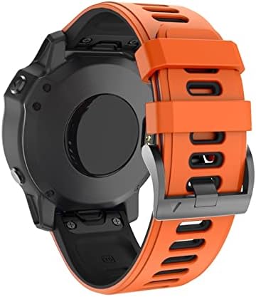 NIBYQ 22 26MM Hızlı fit Watchband Kayışı Garmin Fenix 6X Pro İzle Silikon Kolaylık Bilek Bandı Fenix 6 Pro saat kayışı