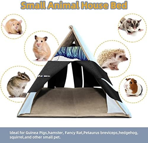 Kobay Evi Yatak, Tavşan Büyük Hideout, Küçük Hayvanlar Yuva Hamster Kafesi Habitatları Serin Kafatası