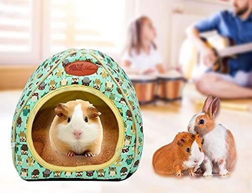 AFYHH Tavşan Guina-domuz evi-Yatak Hideout - Hamster Oyuncaklar Büyük Mağara için Dwar Bunny Kirpi Sakallı Ejderha