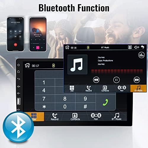 CarPlay ile tek Din Araba Stereo Android Oto, 1 Din 9 İnç Dokunmatik Ekran Bluetooth MP5 Araba Multimedya Oynatıcı,