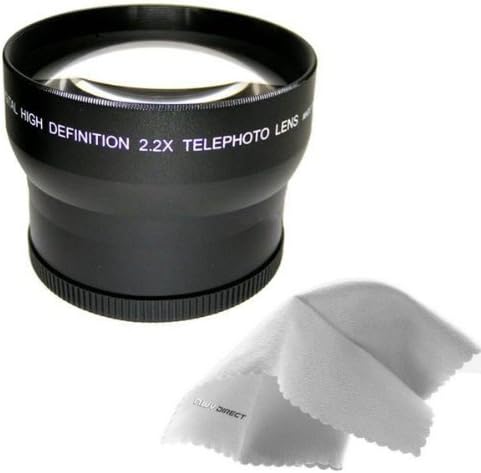 Canon XL-H1A ile uyumlu 2.2 X Yüksek Çözünürlüklü Telefoto Lens