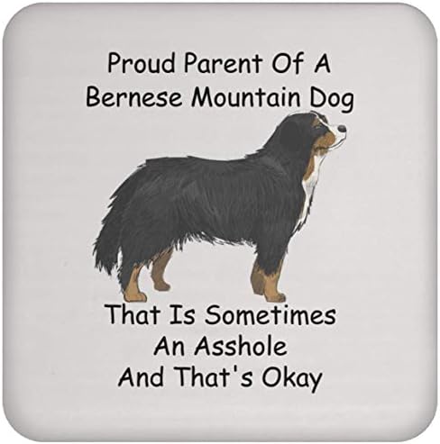 Komik Söyleyerek Bernese Dağ Köpeği Kadınlar için Hediyeler Noel 2023 Hediyeler Coaster