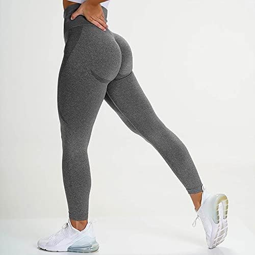 Yalıtımlı Yoga Pantolon Dikişsiz Popo Kaldırma Egzersiz Tayt Kadınlar için Yüksek Bel Yoga Pantolon Polar Astarlı