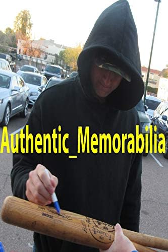 Joey Bart İmzalı Oyun Kullanılmış Louisville Slugger Bat W/PROOF, Joey'in Bizim için İmzaladığı Resim, PSA / DNA Kimliği