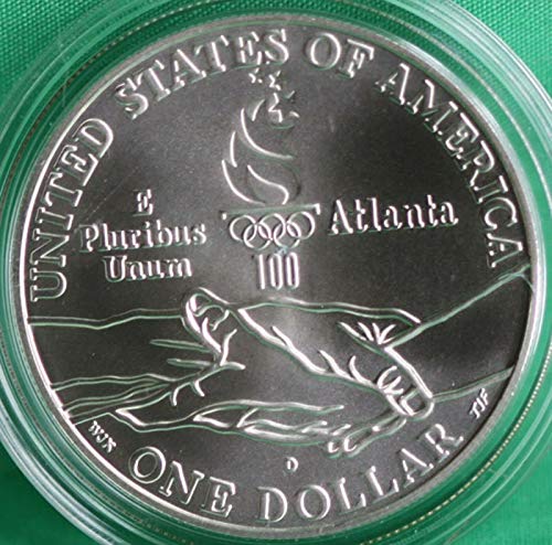 1995 D Olimpiyatları Atletizm BU Gümüş Dolar-Güzel Madeni Para-Parlak Dolaşımsız-ABD Darphanesi