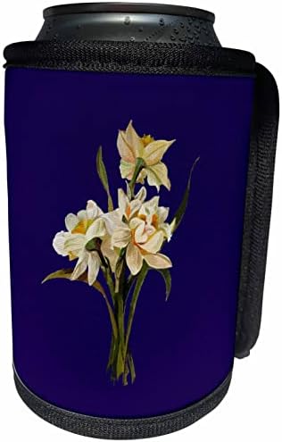 3dRose Çift Nergis Bahar Çiçeği Nergis Buketi-Can Soğutucu Şişe Sarma (cc_357407_1)