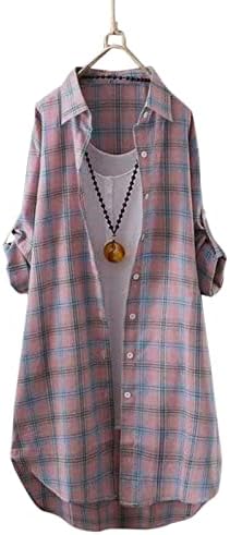 Kadın Uzun Kollu Üst Gömlek Ceket Üst Rahat Yaz Açık Havada Bluz Kadın Dış Giyim Tees ve Bluzlar Tankı Tunik Üst