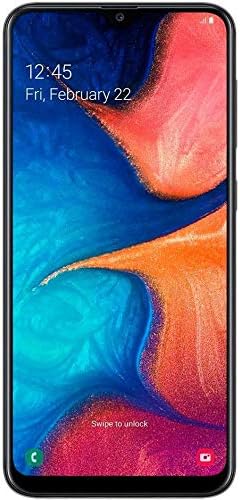 Samsung Galaxy A20 32GB, 6.4 ABD ve Küresel 4G LTE GSM Fabrika Kilidi Açıldı-Uluslararası Model (Siyah, 32GB (Tek