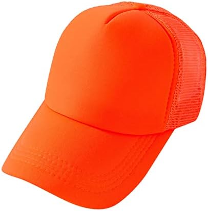 Unisex beyzbol şapkası s Örgü Geri Düz baba şapkası Yetişkin Ayarlanabilir Düşük Profilli Egzersiz Spor beyzbol şapkası