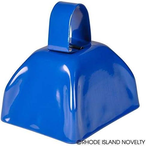 Rhode Island Yenilik Mavi Metal Cowbells, Sipariş başına Bir Düzine