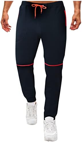Küçük Ev Büyük erkek Sonbahar Lesiure Pantolon Düz Renk Rahat Kırpılmış Pantolon Pantolon Kontrast Renk Dantel Spor