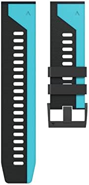 EEOMOıK 26 22mm Tutuşunu Kordonlu Saat Kayışı Garmin için Fenix 6X6 Pro İzle Easyfit Bilek Bandı Kayışı Garmin için