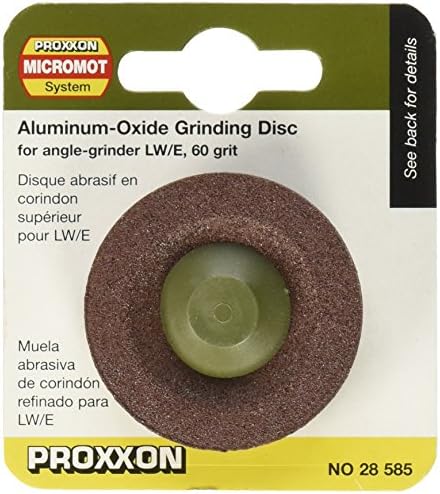 LHW/E, 60 Grit için Proxxon 28585 Alüminyum Oksit Taşlama Diski