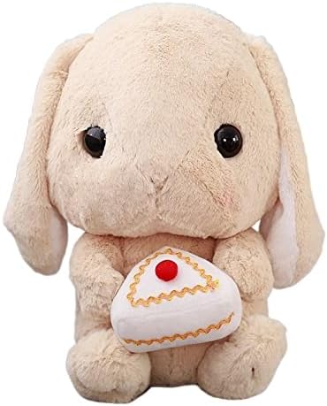 Uongfi Sevimli Tavşan Bebek Klasik Yumuşak Peluş Tavşan Tavşan Oyuncak Tavşan Peluş Yastık Arkadaş Kızlar için (Renk:
