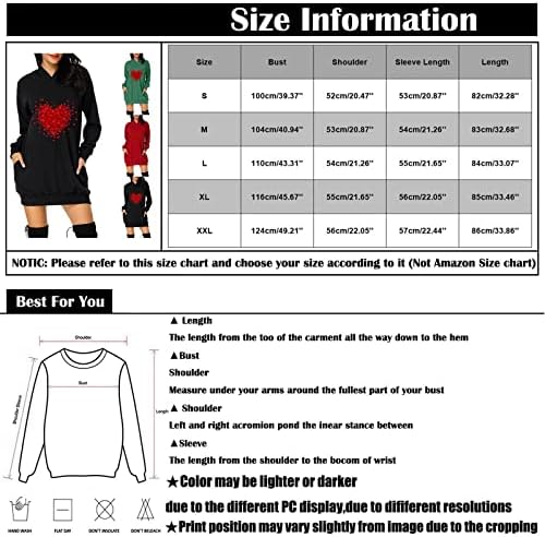 SAXIGOL Grafik Hoodies, Seksi Aziz Patrick Günü Kapşonlu Elbiseler Hoodies Uzun Kollu Kazak Hoodie Cepler İle Bayan