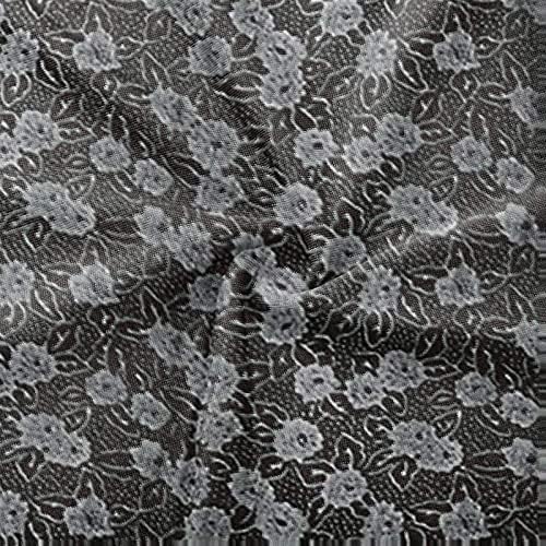 uikmnh Bayan Bluz Çiçek Henley Boyun Rahat Yaz Kısa Kollu Düğmeler Henley Gömlek Sıcak Tunik