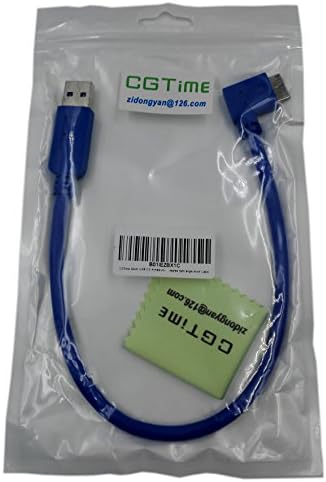 zdyCGTime 30 cm USB 3.0 A Erkek Tak Mikro B Erkek 10pin 90 Derece Sağ Açı Kısa Kablo