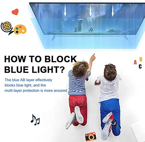 AIZYR Anti mavi ışık ekran koruyucu için 32-75 inç TV, Bilgisayar göz yorgunluğunu gideren ve daha iyi uyumanıza yardımcı