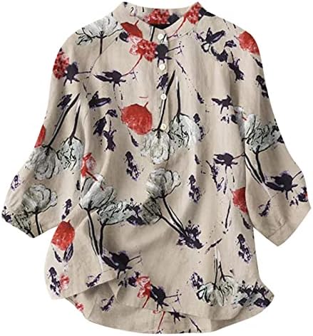 Bayan Casual Kısa Kollu Üstleri Moda Dijital Çiçek Baskılı Düğme Aşağı Gömlek Artı Boyutu Rahat Yumuşak Şifon Bluzlar